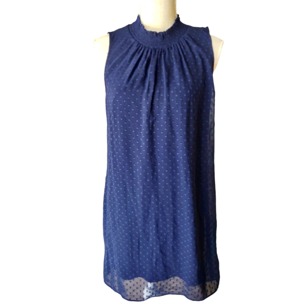 Daniel Rainn Navy Blue Sleeveless Dress